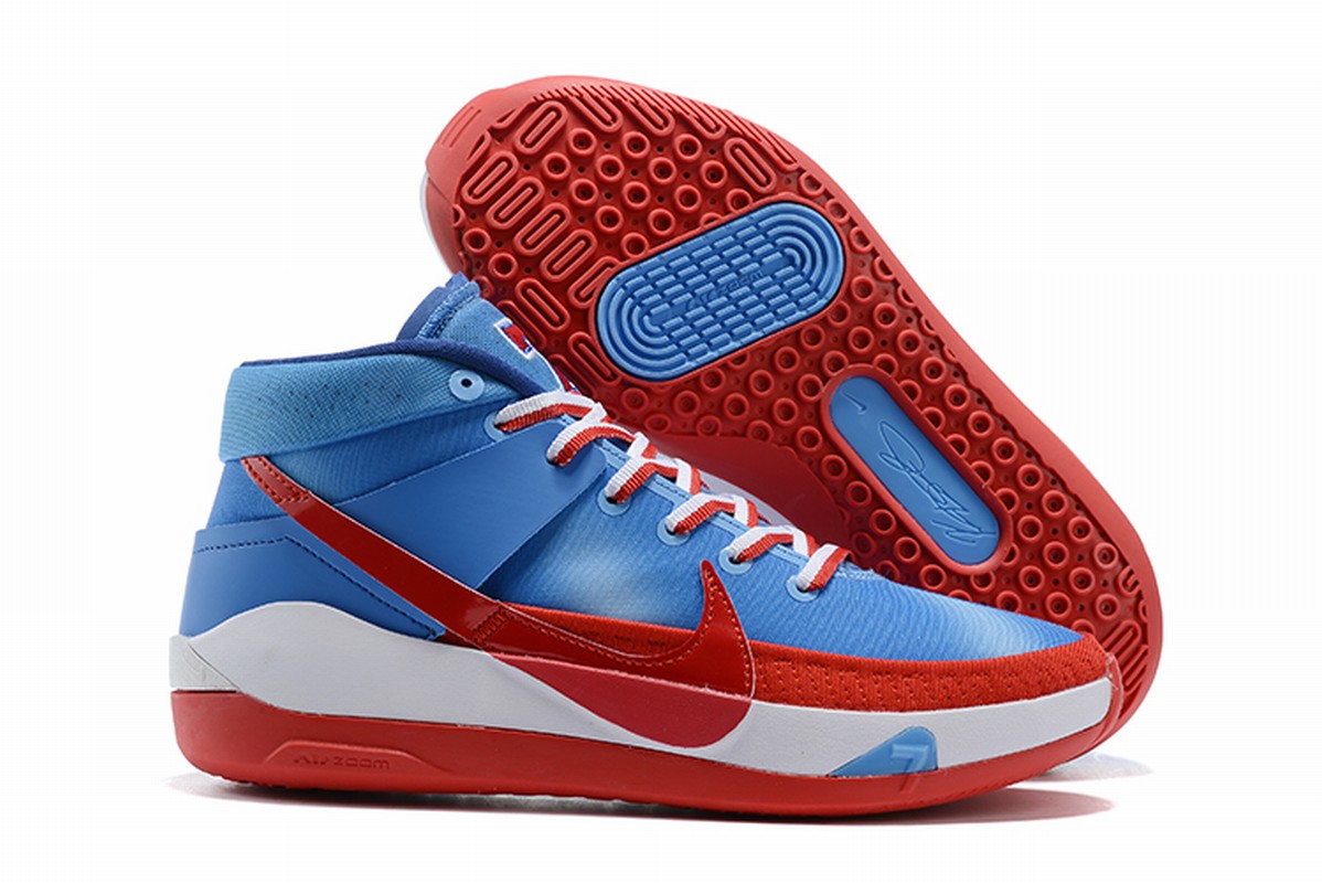 Nike KD 13 Shoes Blue Red White